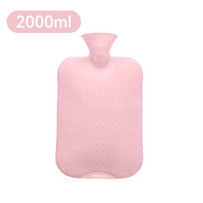 Χοντρά μπουκάλια ζεστού νερού Φορητά λαστιχένια χειμωνιάτικη τσάντα ζεστού νερού Χειμερινός ζεστός ζεστός τσάντας για κορίτσια Τσέπη χεριού πόδια μπουκάλι ζεστού νερού