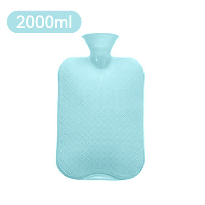 Χοντρά μπουκάλια ζεστού νερού Φορητά λαστιχένια χειμωνιάτικη τσάντα ζεστού νερού Χειμερινός ζεστός ζεστός τσάντας για κορίτσια Τσέπη χεριού πόδια μπουκάλι ζεστού νερού