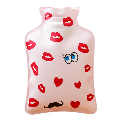 1 db Lovely Cartoon Hand Po melegvizes palack mini melegvizes palackok Hordozható kézmelegítő lányoknak zsebes kéz lábak melegvizes táskák