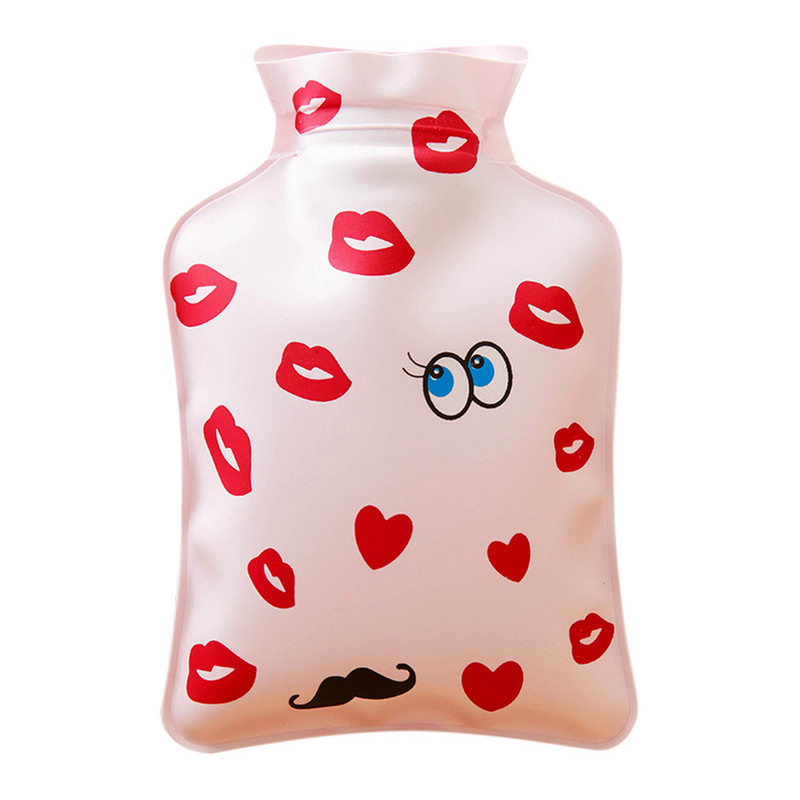 1 db Lovely Cartoon Hand Po melegvizes palack mini melegvizes palackok Hordozható kézmelegítő lányoknak zsebes kéz lábak melegvizes táskák