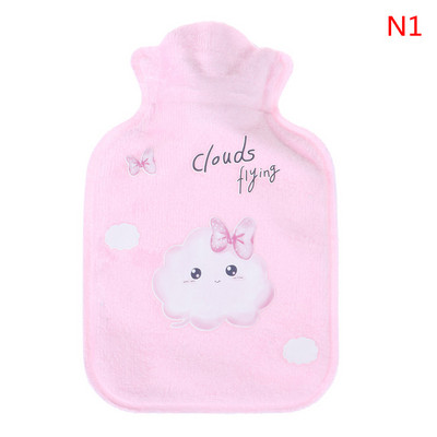 Pilvo šildytuvai karšto vandens butelio guminis maišelis Mielas animacinis filmas, šiltas, atpalaiduojantis, saugus karštis, šaltas, didelis pliušinis audinys karšto vandens maišelis