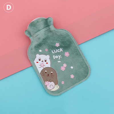 Pilvo šildytuvai karšto vandens butelio guminis maišelis Mielas animacinis filmas, šiltas, atpalaiduojantis, saugus karštis, šaltas, didelis pliušinis audinys karšto vandens maišelis