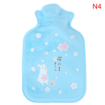 Pilvo šildytuvai karšto vandens butelio guminis maišelis Mielas animacinis filmas, šiltas, atpalaiduojantis, saugus karštis, šaltas, didelis pliušinis audinys karšto vandens maišelis