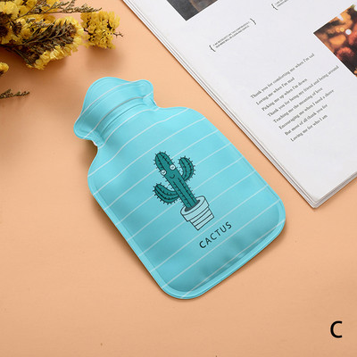 Armas kuumaveepudelikott tüdrukutele PVC/plüüsist õlasoojendaja käesoojenduskomplekt, soe kõht koheselt kuuma pakk Talvine veesoojenduspadi