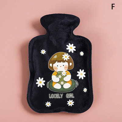 Armas kuumaveepudelikott tüdrukutele PVC/plüüsist õlasoojendaja käesoojenduskomplekt, soe kõht koheselt kuuma pakk Talvine veesoojenduspadi