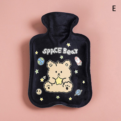 Armas kuumaveepudelikott tüdrukutele PVC/plüüsist õlasoojendaja käesoojenduskomplekt, soe kõht koheselt kuuma pakk Talvine veesoojenduspadi