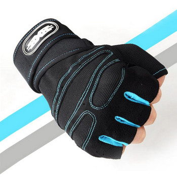 Gym Fitness Γάντια προπόνησης βαρέων βαρών Ανδρικές γυναίκες Body Building Αντιολισθητικά γάντια με μισό δάχτυλο Υποστήριξη καρπού Αθλητισμός άρσης βαρών