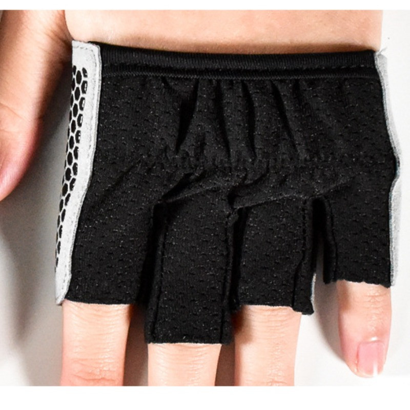 Joogakinnas Jõusaal Fitness Poolsõrmega kindad Mehed Naised Crossfiti treeninguks Glove Power Kaalutõstmine Kulturismi Käekaitse