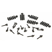 50 τμχ Λαστιχένιες χάντρες για κυπρίνο Άγκιστρο για κυπρίνο Αξεσουάρ ψαρέματος γάντζο ψαρέματος 20 τμχ Fishing Boilie Screw Chod Rigs