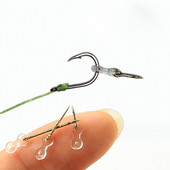 12 komada Metalni mamac Spike Pribor za pecanje šarana Mamac Sting Boilies Pin s prozirnom gumenom kukuruzom Ronnie Hair Rig Oprema za hranilicu šarana