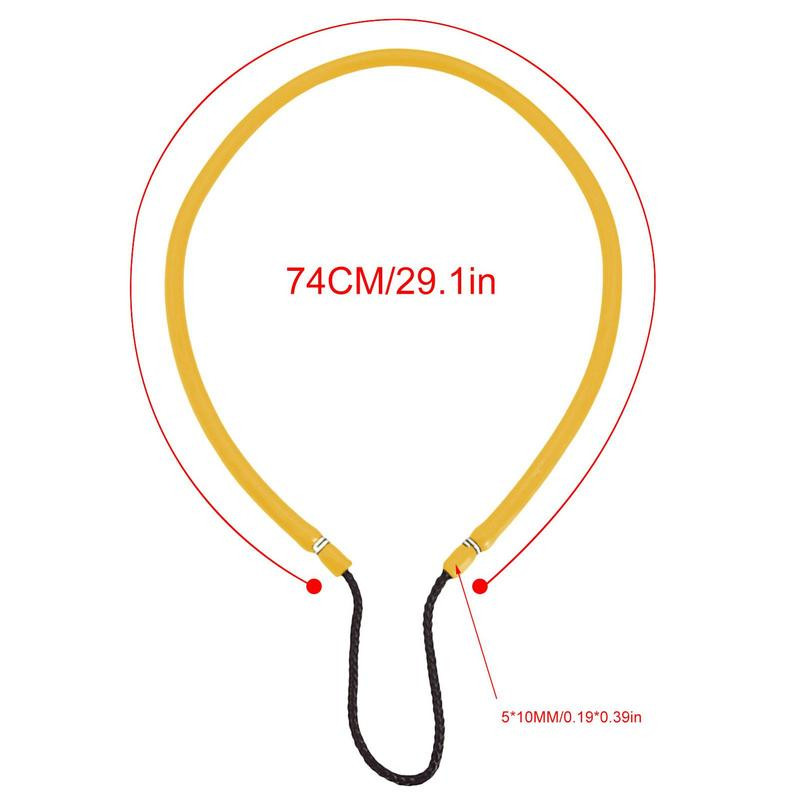 Püssi kummipaelad 5 * 10 mm kummist kalapüügikäekindel, harpuuniga kalapüügiks mõeldud odatropp.