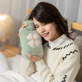 Vreća za toplu vodu od 1000 ml, topli grijač za trbušne ruke, slatka vrećica za toplu vodu za zimu, grijač za ruke, cvijetna torba za toplu vodu, grijač za vodu