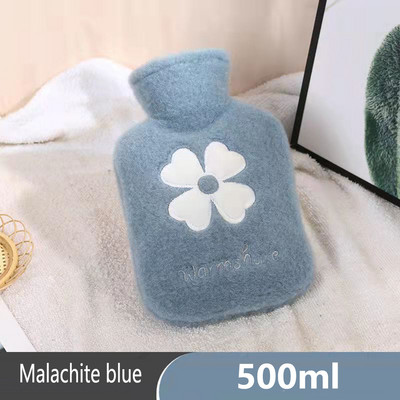 Vreća za toplu vodu od 1000 ml, topli grijač za trbušne ruke, slatka vrećica za toplu vodu za zimu, grijač za ruke, cvijetna torba za toplu vodu, grijač za vodu