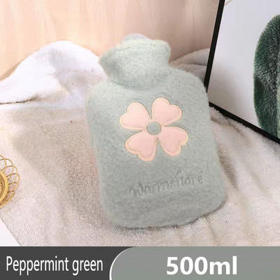 Vreća za toplu vodu od 1000 ml, topli grijač za trbušne ruke, slatka vrećica za toplu vodu za zimu, grijač za ruke, cvijetna torba za toplu vodu, grijač za vodu