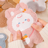 Cartoon Plush Bear kuumaveepudel vee täidis Teddy Velvet väike kaasaskantav õpilaste kätesoojendaja armas 350ml mini sooja vee kott