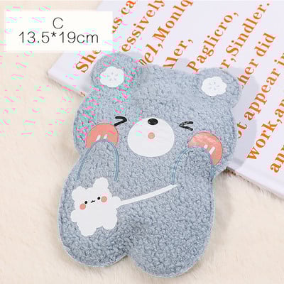 Cartoon Plush Bear kuumaveepudel vee täidis Teddy Velvet väike kaasaskantav õpilaste kätesoojendaja armas 350ml mini sooja vee kott