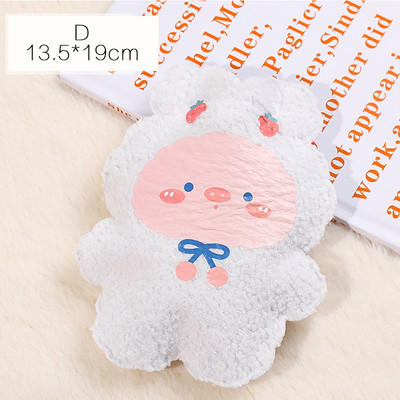 Cartoon Plush Bear kuumaveepudel vee täidis Teddy Velvet väike kaasaskantav õpilaste kätesoojendaja armas 350ml mini sooja vee kott