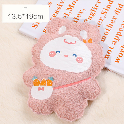 Cartoon Plush Bear kuumaveepudel vee täidis Teddy Velvet väike kaasaskantav õpilaste kätesoojendaja armas 350ml mini sooja vee kott