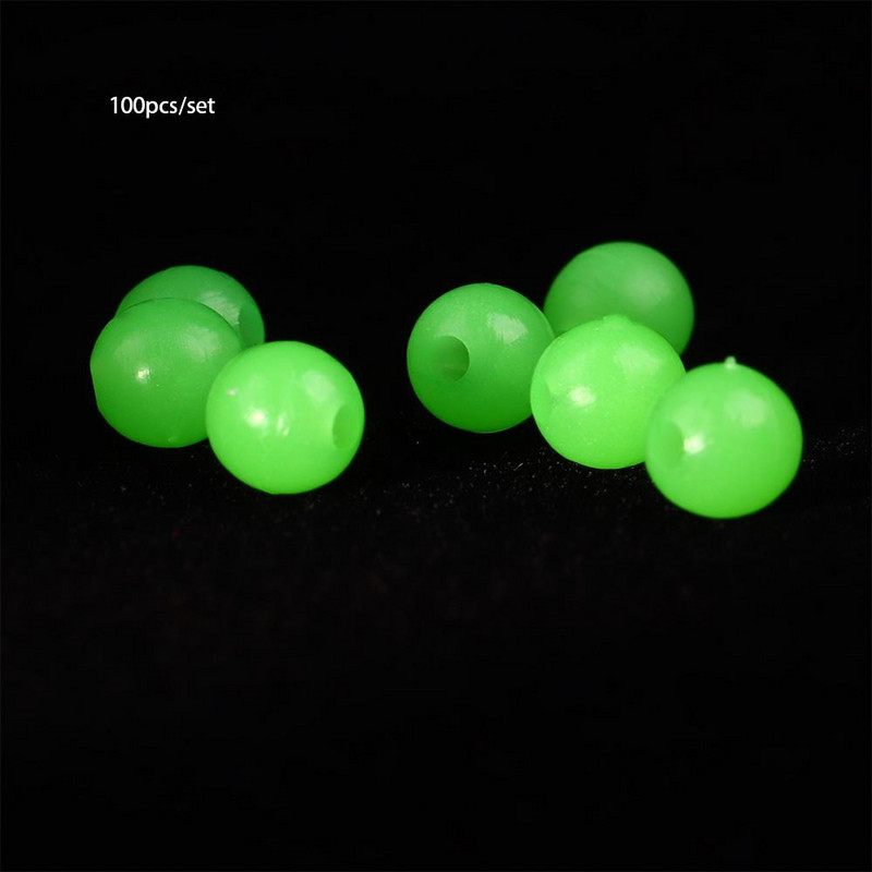 100 kom 5 mm okrugle svjetleće perle Ribolov Svemirski grah Mamac za morski ribolov Plutajuće svjetleće perle Pribor za ribolov Pribor
