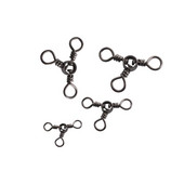 25 tk/pakendis kolmesuunaline pöörlev karpkala konksud 3-suunaline pöörlev konks püügikonnektor kolmiknärvi pöörd püügitarvete tarvikud