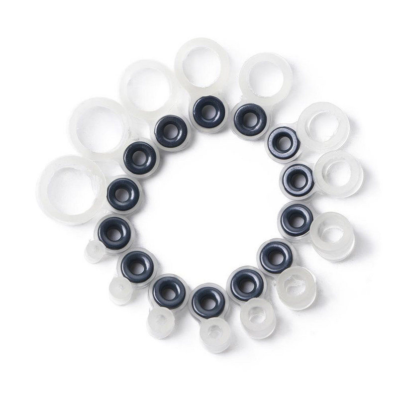 14 vnt. aukštos kokybės silikoninio O žiedo meškerės vielos keraminio žiedo antgalio taisymo rinkinys, meškerės kreipiamųjų reikmenų priedai