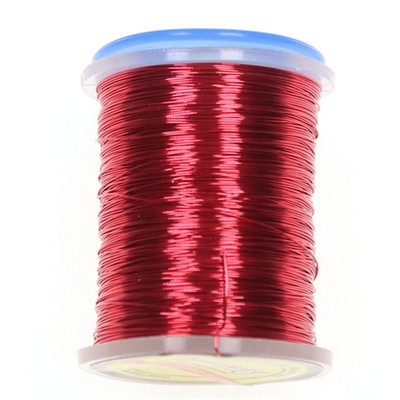 Finom légykötő réz drót legyekhez Pisztráng sügér légykötő anyag 0,2 mm Midge Larve Nymph Test bordázó anyagok Horgászfelszerelés