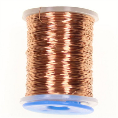 Finom légykötő réz drót legyekhez Pisztráng sügér légykötő anyag 0,2 mm Midge Larve Nymph Test bordázó anyagok Horgászfelszerelés