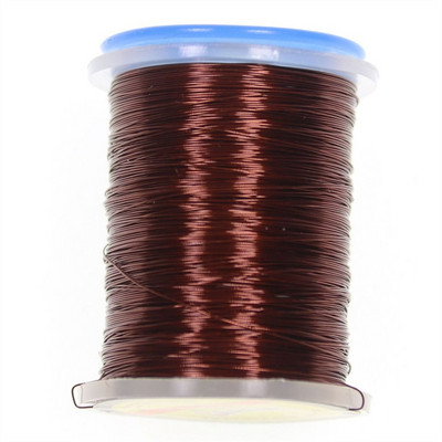 Finom légykötő réz drót legyekhez Pisztráng sügér légykötő anyag 0,2 mm Midge Larve Nymph Test bordázó anyagok Horgászfelszerelés