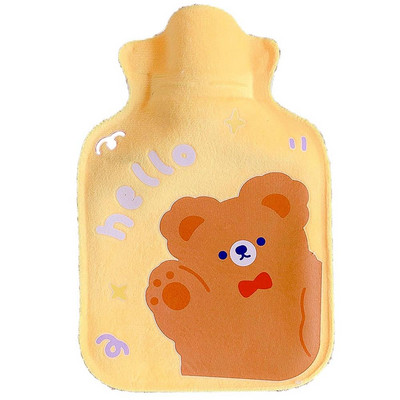 Mini karšto vandens butelis nešiojamas karšto vandens maišelis Nešiojamas šilto vandens krepšys, skirtas kaklo ir pečių mėšlungiui Kalėdų dovanos moterims