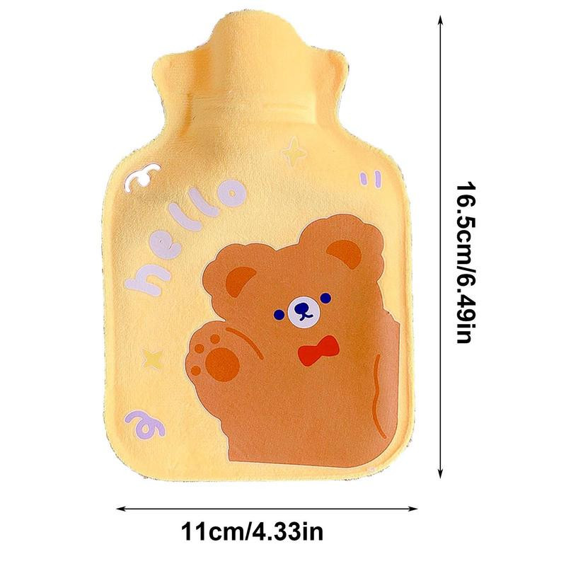 Mini karšto vandens butelis nešiojamas karšto vandens maišelis Nešiojamas šilto vandens krepšys, skirtas kaklo ir pečių mėšlungiui Kalėdų dovanos moterims