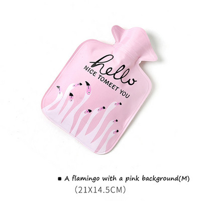 Γελοιογραφία Χαριτωμένη μικρή τσάντα ζεστού νερού Αντιεκρηκτική Ζεστά χέρια πόδια Θησαυρός Προμήθειες σπιτιού Χειμερινά φορητό ζεστό μπουκάλι γεμάτο νερό