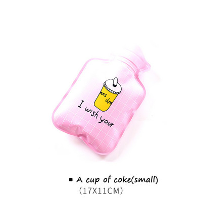 Γελοιογραφία Χαριτωμένη μικρή τσάντα ζεστού νερού Αντιεκρηκτική Ζεστά χέρια πόδια Θησαυρός Προμήθειες σπιτιού Χειμερινά φορητό ζεστό μπουκάλι γεμάτο νερό