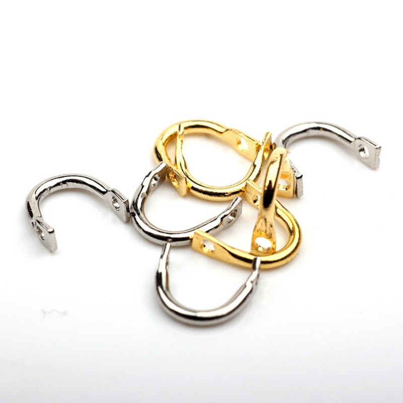 100 tk messingist kalapüügiriistad Easy Spinner Clevis U-kujuline konnektor Spinnerbait peibutis tarvikud DIY kalastustarbed