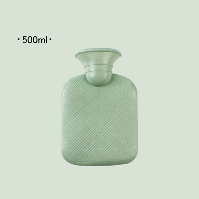 Επαναχρησιμοποιήσιμη μεγάλη τσάντα ζεστού νερού 2 λίτρων Φορητά παχύρρευστα λαστιχένια μπουκάλια ζεστού νερού Θερμότερη τσάντα θεραπείας για την ανακούφιση του πόνου