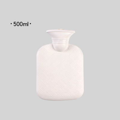 Επαναχρησιμοποιήσιμη μεγάλη τσάντα ζεστού νερού 2 λίτρων Φορητά παχύρρευστα λαστιχένια μπουκάλια ζεστού νερού Θερμότερη τσάντα θεραπείας για την ανακούφιση του πόνου