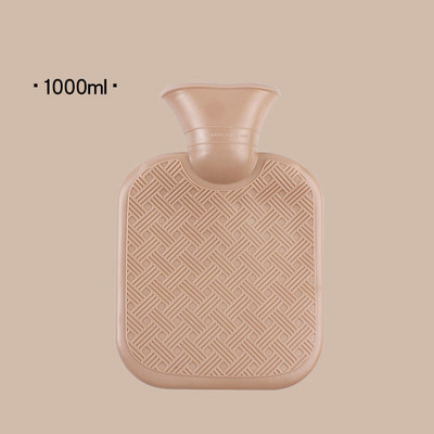 Επαναχρησιμοποιήσιμη μεγάλη τσάντα ζεστού νερού 2 λίτρων Φορητά παχύρρευστα λαστιχένια μπουκάλια ζεστού νερού Θερμότερη τσάντα θεραπείας για την ανακούφιση του πόνου