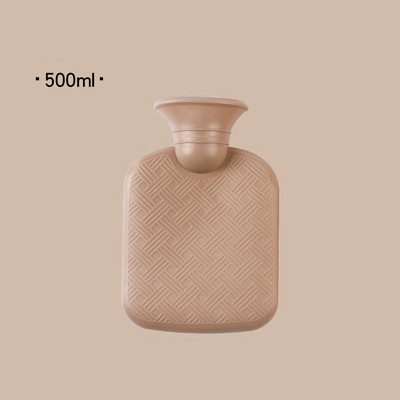 Επαναχρησιμοποιήσιμη μεγάλη τσάντα ζεστού νερού 2 λίτρων Φορητά παχύρρευστα λαστιχένια μπουκάλια ζεστού νερού Θερμότερη τσάντα θεραπείας για την ανακούφιση του πόνου