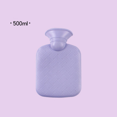 Επαναχρησιμοποιήσιμη μεγάλη τσάντα ζεστού νερού 2 λίτρων Φορητά παχύρρευστα λαστιχένια μπουκάλια ζεστού νερού Θερμότερη τσάντα θεραπείας για την ανακούφιση του πόνου