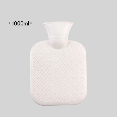 Επαναχρησιμοποιήσιμη μεγάλη τσάντα ζεστού νερού 2 λίτρων Φορητά παχύρρευστα λαστιχένια μπουκάλια ζεστού νερού Θερμότερη τσάντα θεραπείας για την ανακούφιση του πόνου