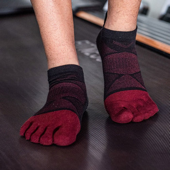Warm Absorb Sweat Football Autumu Winter Running Soccer Чорапи с къси пръсти Мъжки спортни чорапи Чорапи с пет пръста Тръбни чорапи