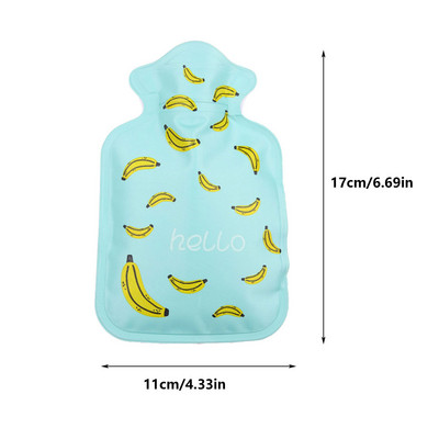 1vnt mielas karšto vandens butelis šiltas pilvo lobis animacinių filmų šildytuvas, užpildytas sprogimui atsparus nešiojamasis žieminis daugkartinis rankų šildytuvas