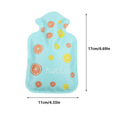 1vnt mielas karšto vandens butelis šiltas pilvo lobis animacinių filmų šildytuvas, užpildytas sprogimui atsparus nešiojamasis žieminis daugkartinis rankų šildytuvas