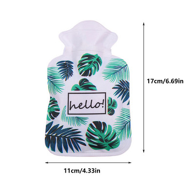 1vnt mielas karšto vandens butelis šiltas pilvo lobis animacinių filmų šildytuvas, užpildytas sprogimui atsparus nešiojamasis žieminis daugkartinis rankų šildytuvas