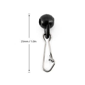 Гореща разпродажба 10 бр. Риболовни принадлежности Running Ledger Zip Slider Beads Въдица Snap Hook Connector Terminal Tackle Line Rigs Pesca