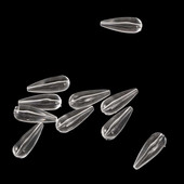 Nou 10 buc/set Bombarda Float Instrumente de pescuit Float Bobber Transparent Pescuit la crap Asistent de aruncare Aparatură de pescuit cu scufundare