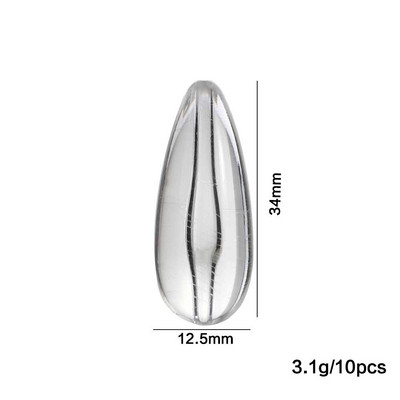 Nou 10 buc/set Bombarda Float Instrumente de pescuit Float Bobber Transparent Pescuit la crap Asistent de aruncare Aparatură de pescuit cu scufundare