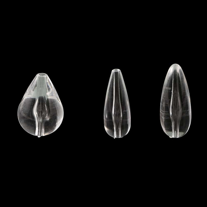 Nou 10 buc/set Bombarda Float Instrumente de pescuit Float Bobber Transparent Pescuit la crap Asistent de aruncare Aparatură de pescuit cu scufundare