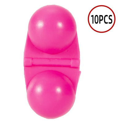 10 τμχ Φορητό ελκυστήρα ψαρέματος θάλασσας διπλής στροφής Κουδουνίστρα ψαριού δόλωμα δόλωμα Συναγερμός ψαριών ελκυστήρας χάντρες για αρχάριους Εργαλεία ψαρέματος