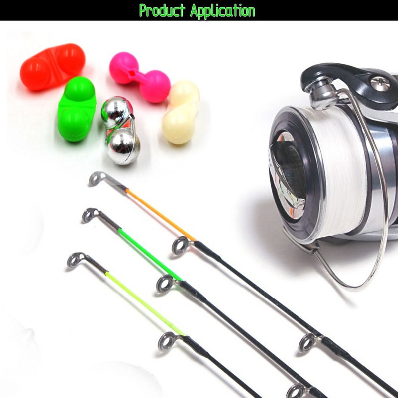 10 τμχ Φορητό ελκυστήρα ψαρέματος θάλασσας διπλής στροφής Κουδουνίστρα ψαριού δόλωμα δόλωμα Συναγερμός ψαριών ελκυστήρας χάντρες για αρχάριους Εργαλεία ψαρέματος