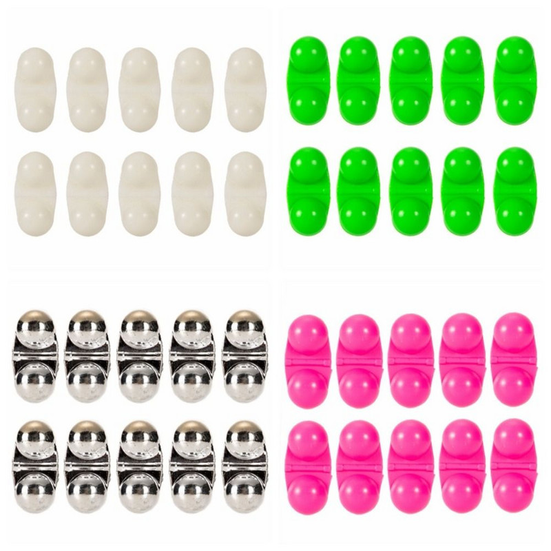 10 τμχ Φορητό ελκυστήρα ψαρέματος θάλασσας διπλής στροφής Κουδουνίστρα ψαριού δόλωμα δόλωμα Συναγερμός ψαριών ελκυστήρας χάντρες για αρχάριους Εργαλεία ψαρέματος